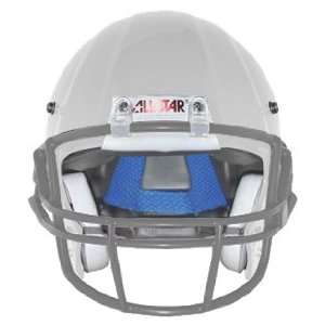 All Star Catalyst OP Youth Football Helmets WH/GRY   WHITE W/GREY CAGE 