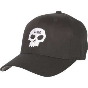 Zero Skull Hat Youth Black Flex Fit Skate Hats  Sports 