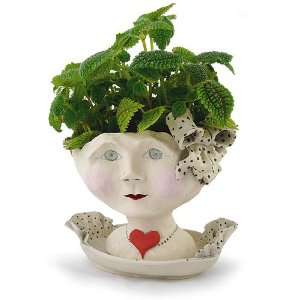  Victorian Lovelies Sculpted Indoor Head Planter: Debutante 