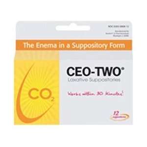  CEO TWO Laxative Suppositories   12 count: Health 