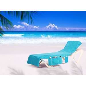  Turquoise Itsa Towel/bag Sun Lounger Cover for the Beach 