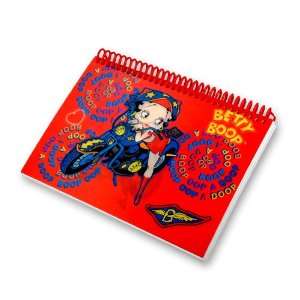  Notebook (Blank) 4x6 , Changing Biker Girl Image, Red