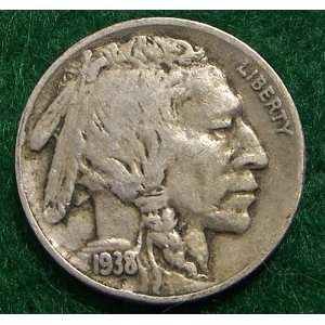  1938 D Buffalo Nickel    Very Fine/Extra Fine Condition 