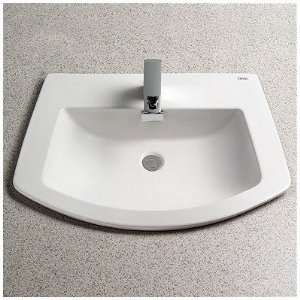 Soirée ADA Compliant Self Rimming Bathroom Sink Faucet Mount: Single 