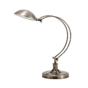  Adesso 3390 23 Scholar LED Desk Lamp, Antique Pewter: Home 