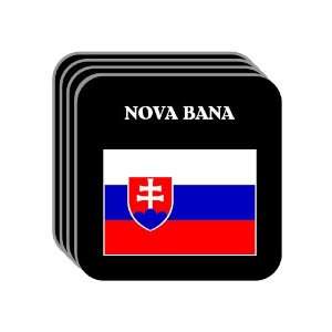  Slovakia   NOVA BANA Set of 4 Mini Mousepad Coasters 
