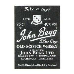  John Begg Scotch Blue Cap 1L: Grocery & Gourmet Food
