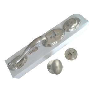  Catania Front Door Handleset (Satin Nickel)