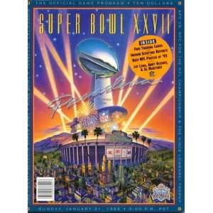  1993 Super Bowl XXVII Program   Cowboys / Bills: Sports 