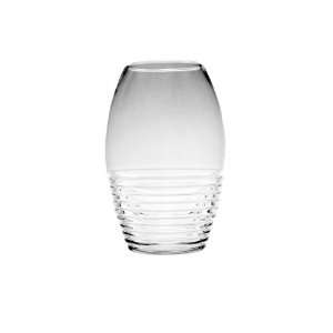   : Contemporary Glass Vase with Ribbing on the Bottom: Home & Kitchen