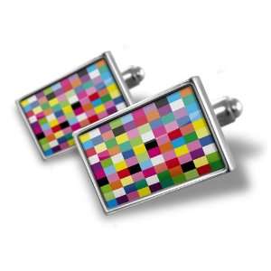  Cufflinks Pixel Art, Pattern   Hand Made Cuff Links: A 