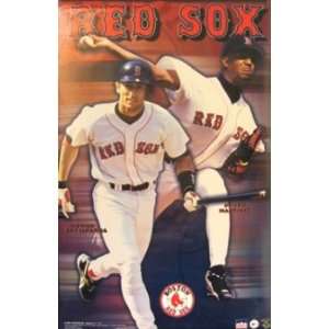 Boston Red Sox Nomar & Pedro Poster 23x35:  Home & Kitchen