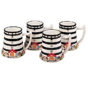 Lighthouse Ceramic Coffee Migs:  Kitchen & Dining
