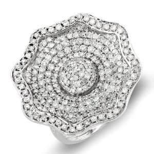   Ladies Cocktail Ring (2.15 cttw,F G Color, VS SI Clarity): Jewelry