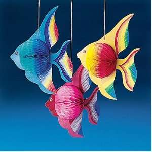 Tissue Paper Fish (6 pc):  Home & Kitchen