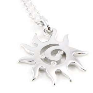  Necklace silver Soleil white. Jewelry