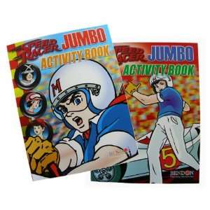  Speed Racer Jumbo Activity Book   Racing Jumbo Coloring 