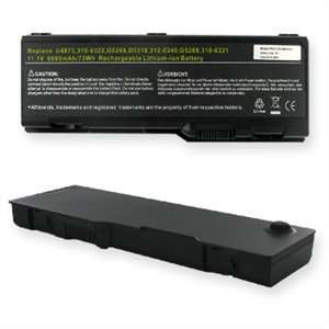    11.1v 6600 mAh Black Laptop Battery for Dell 312 0348 Electronics
