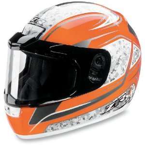   Z1R Phantom Snow Tron Helmet Flo Orange Medium M 0121 0356 Automotive