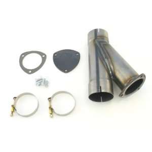    Patriot Exhaust H1135 3 1/2 Exhaust Cut Out Hookup Kit Automotive