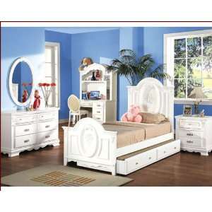  Acme Furniture Bedroom Set in White AC01680TSET: Home 