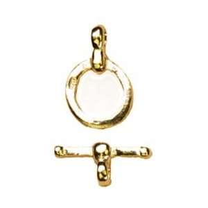 Cousin Gold Elegance Beads & Findings 14k Gold Plate Flattened Round 
