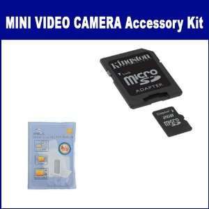 Kodak Mini Video Camera Camcorder Accessory Kit includes ZELCKSG Care 