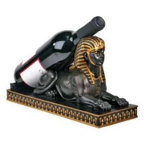  Egyptian Sphinx Wine Bottle Holder   Collectible Egypt 