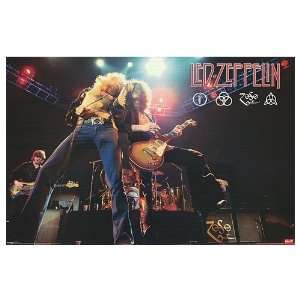  Led Zeppelin Music Poster, 34 x 22.25 Home & Kitchen