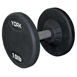   York Rubber Pro Style Dumbbells (Pair) 10 lb: Health & Personal Care