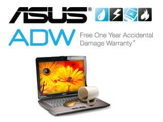 Warranty covering accidental drops, spills, power surges, and fire 