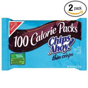 100 Calorie Packs Chips Ahoy!, 4.86 Ounce Boxes (Pack of 2):  