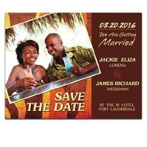  100 Save the Date Cards   Caribbean Cool: Office Products
