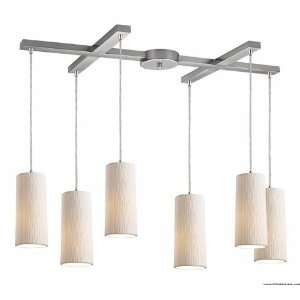  Elk Lighting 10001/6 Six Light Nickel Island Light Nickel 