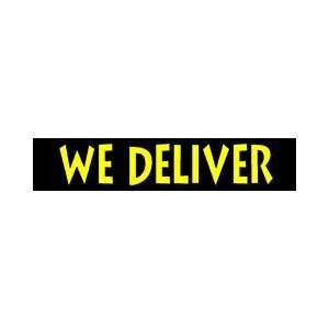  We Deliver Simulated Neon Sign 8 x 39: Home Improvement