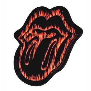  Rolling Stones   Flaming Tongue Decal: Automotive