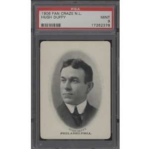  1906 Fan Craze N.L. Hugh Duffy PSA MINT 9: Sports 