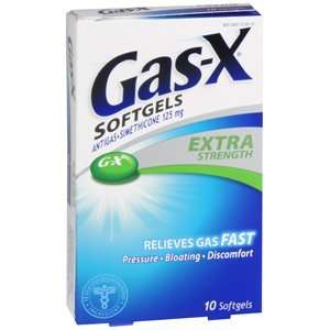  GAS X SOFTGEL XTRA STRENGTH 10EA NOVARTIS CONSUMER HEALTH 
