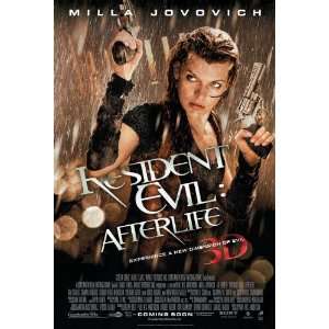 Resident Evil 4 : AfterLife Final Movie Poster Double Sided Original 