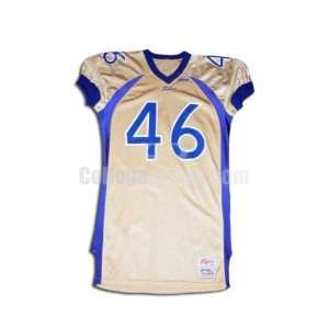  Gold No. 46 Game Used Tulsa Adidas Football Jersey: Sports 