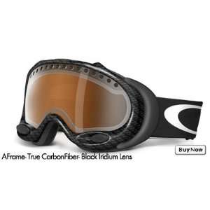  Oakley AFrames  True Carbon Fiber  Black Irid Lens Sports 