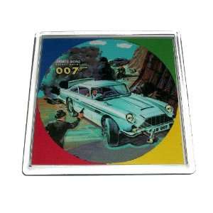  James Bond 007 Lunchbox retro Coaster or Change Tray 