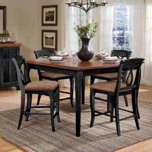  Cafe Xpress Provence 5 Piece High Dining Set in Distressed 