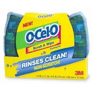  O Celo Sponge O Cel O Scrub/Wipe 4.5 x 2.7 x 0.5 (6 