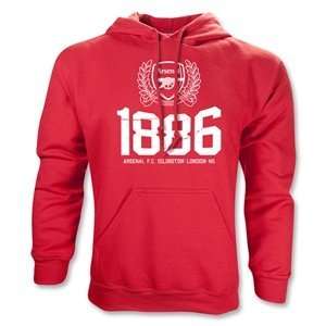  hidden Arsenal FC 125th Anniversary Hoody (Red): Sports 