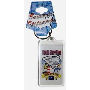   Carolina Keychain Lucite State Map Case Pack 144