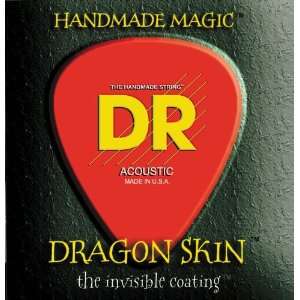  DR Strings DSA 12 Dragon Skin Coated Medium Acoustic 