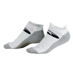  AXO No Show White Large/X Large 11/14 Socks, (Pack of 3 
