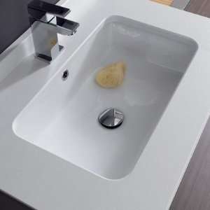 Traffic Agres Ceramic Bathroom Sink in White: Home 