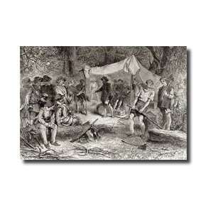  The First Day At Jamestown 14th May 1607 From the Romance 